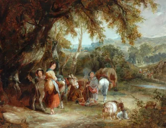 Ett zigenareläger, 1788